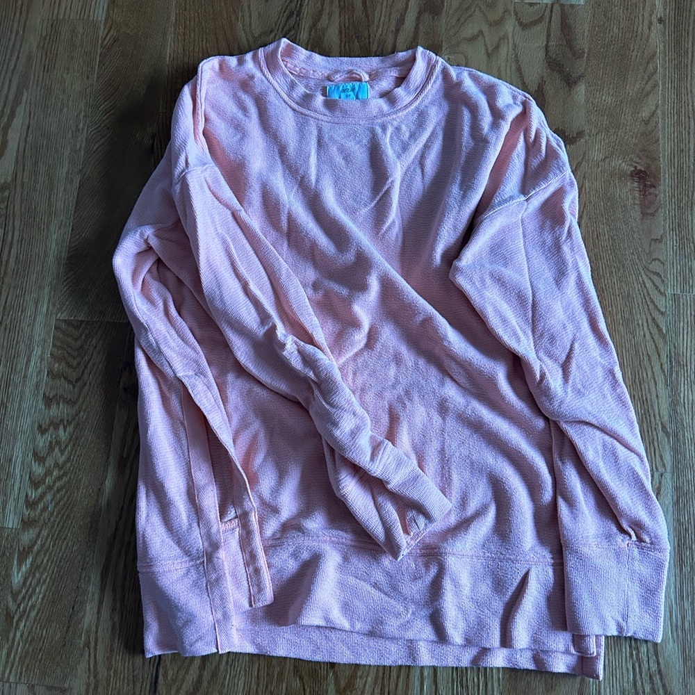Coral Long Sleeve Sweatshirt